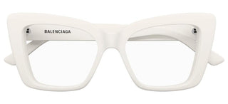 Balenciaga BB0297O women White Butterfly Eyeglasses