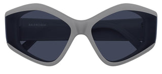 Balenciaga BB0302S women Grey Geometric Sunglasses