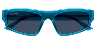 Balenciaga BB0305S unisex Blue Squared Sunglasses