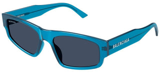 Balenciaga BB0305S unisex Blue Squared Sunglasses