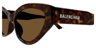 Balenciaga BB0306S women Havana Cat Eye Sunglasses