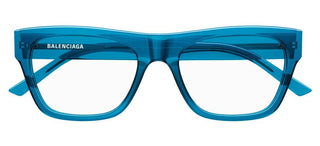 Balenciaga BB0308O unisex Blue Squared Eyeglasses