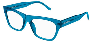 Balenciaga BB0308O unisex Blue Squared Eyeglasses