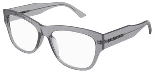 Balenciaga BB0309O unisex Grey Squared Eyeglasses