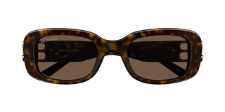 Balenciaga BB0310SK women Havana Squared Sunglasses