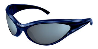 Balenciaga BB0317S unisex Blue Cat Eye Sunglasses