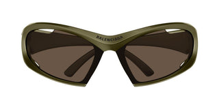 Balenciaga BB0318S unisex Green Geometric Sunglasses