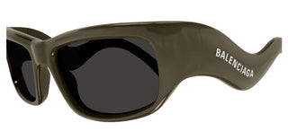 Balenciaga BB0320S unisex Green Squared Sunglasses