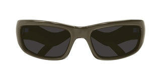 Balenciaga BB0320S unisex Green Squared Sunglasses