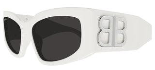 Balenciaga BB0321S women White Cat Eye Sunglasses