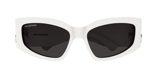 Balenciaga BB0321S women White Cat Eye Sunglasses