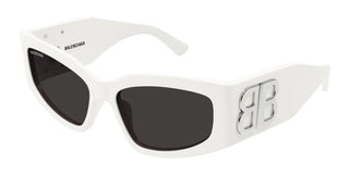 Balenciaga BB0321S women White Cat Eye Sunglasses