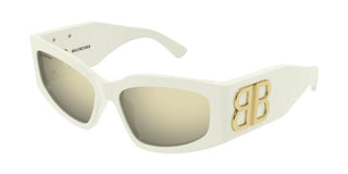 Balenciaga BB0321S women White Cat Eye Sunglasses