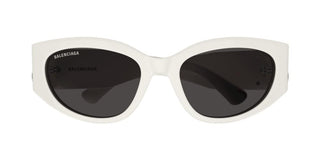 Balenciaga BB0324SK women White Oval Sunglasses