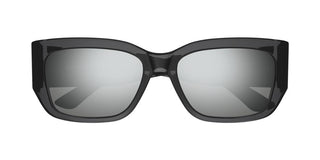 Balenciaga BB0331SK unisex Black Rectangle Sunglasses