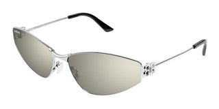 Balenciaga Bb0335s Women Silver Cat Eye Sunglasses