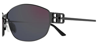 Balenciaga BB0336S unisex Black Oval Sunglasses