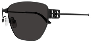 Balenciaga BB0337SK unisex Black Rectangle Sunglasses