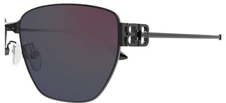 Balenciaga BB0337SK unisex Ruthenium Rectangle Sunglasses