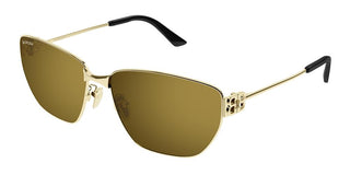 Balenciaga BB0337SK unisex Gold Rectangle Sunglasses