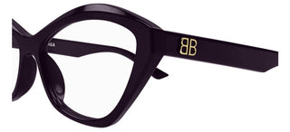 Balenciaga BB0341O women Violet Cat Eye Eyeglasses