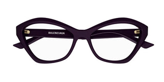 Balenciaga BB0341O women Violet Cat Eye Eyeglasses