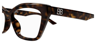 Balenciaga BB0342O women Havana Butterfly Eyeglasses