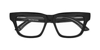 Balenciaga BB0343O unisex Black Squared Eyeglasses