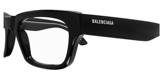 Balenciaga BB0344O unisex Black Rectangle Eyeglasses