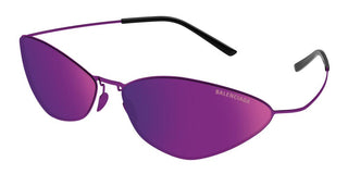 Balenciaga Bb0350s Unisex Violet Cat Eye Sunglasses