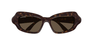 Balenciaga BB0354S women Havana Squared Sunglasses