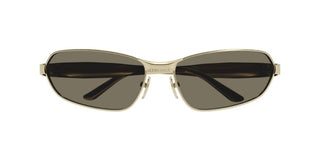 Balenciaga Bb0355s Unisex Brown Squared Sunglasses