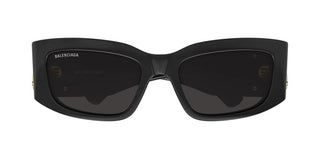 Balenciaga Bb0360s Women Black Rectangle Sunglasses