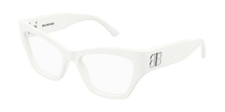 Balenciaga BB0362O women White Butterfly Eyeglasses