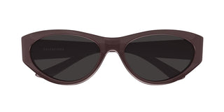 Balenciaga Bb0367s Women Brown Round Sunglasses