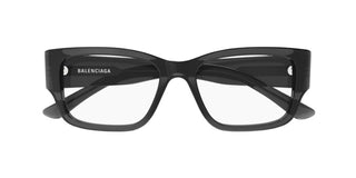 Balenciaga BB0371O men Grey Squared Eyeglasses