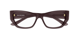 Balenciaga BB0372O women Brown Squared Eyeglasses