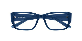 Balenciaga BB0373O men Blue Squared Eyeglasses