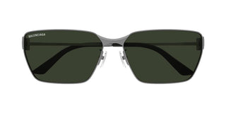 Balenciaga Bb0374s Unisex Silver Squared Sunglasses