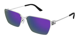 Balenciaga BB0374S unisex Silver Squared Sunglasses