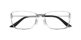 Balenciaga BB0375O unisex Silver Squared Eyeglasses