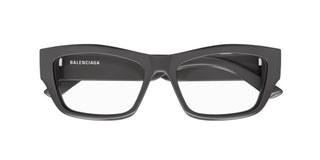 Balenciaga BB0377O men Grey Squared Eyeglasses