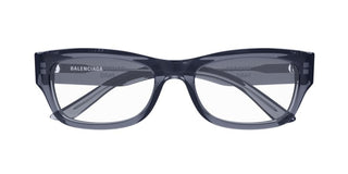 Balenciaga BB0392O men Grey Rectangle Eyeglasses