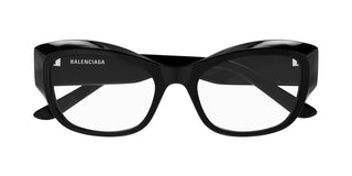 Balenciaga BB0398O women Black Cat Eye Eyeglasses