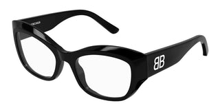 Balenciaga BB0398O women Black Cat Eye Eyeglasses