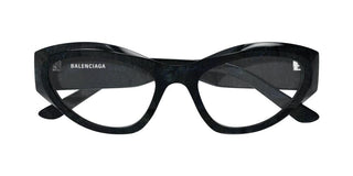 Balenciaga BB0400O women Black Cat Eye Eyeglasses