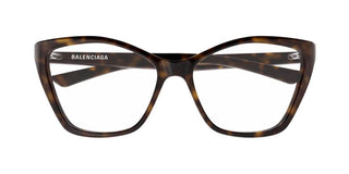 Balenciaga BB0405O women Havana Butterfly Eyeglasses