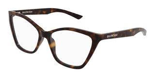 Balenciaga BB0405O women Havana Butterfly Eyeglasses