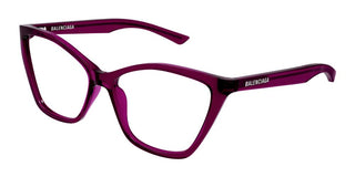 Balenciaga BB0405O women Violet Butterfly Eyeglasses