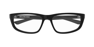 Balenciaga BB0407O unisex Black Rectangle Eyeglasses